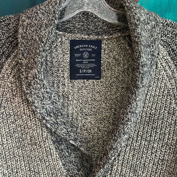 American Eagle Outfitters Gray Cabin Cardigan Size Small - Picture 12 of 16